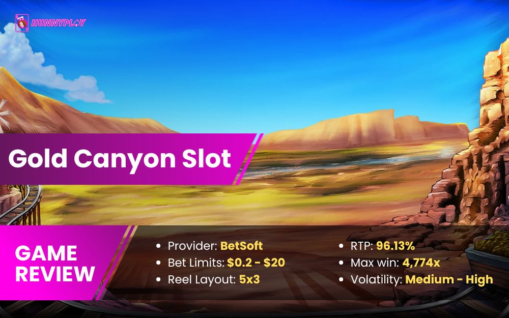 BetSoft Gold Canyon Screenshot