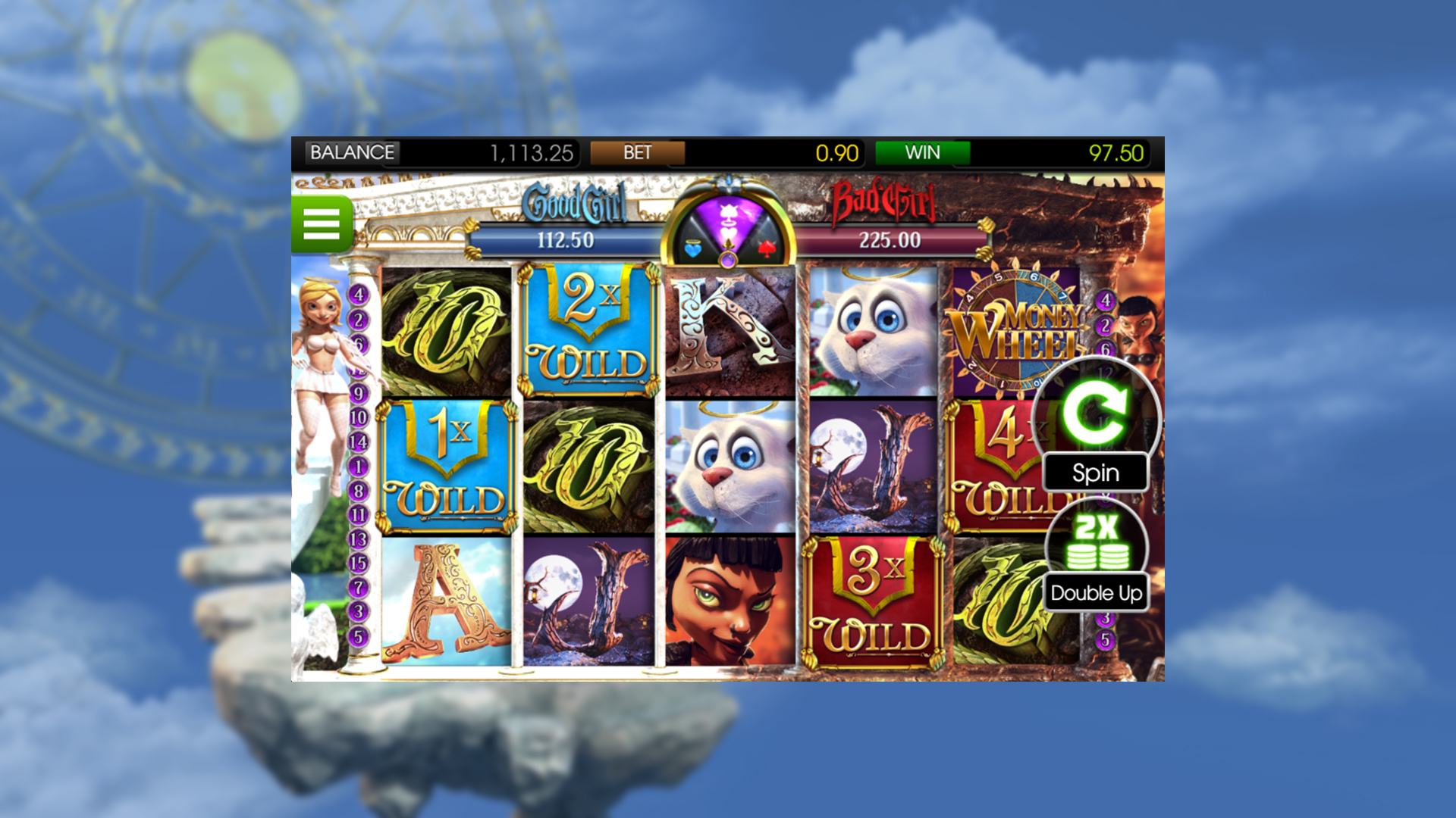 BetSoft Good Girl Bad Girl Screenshot