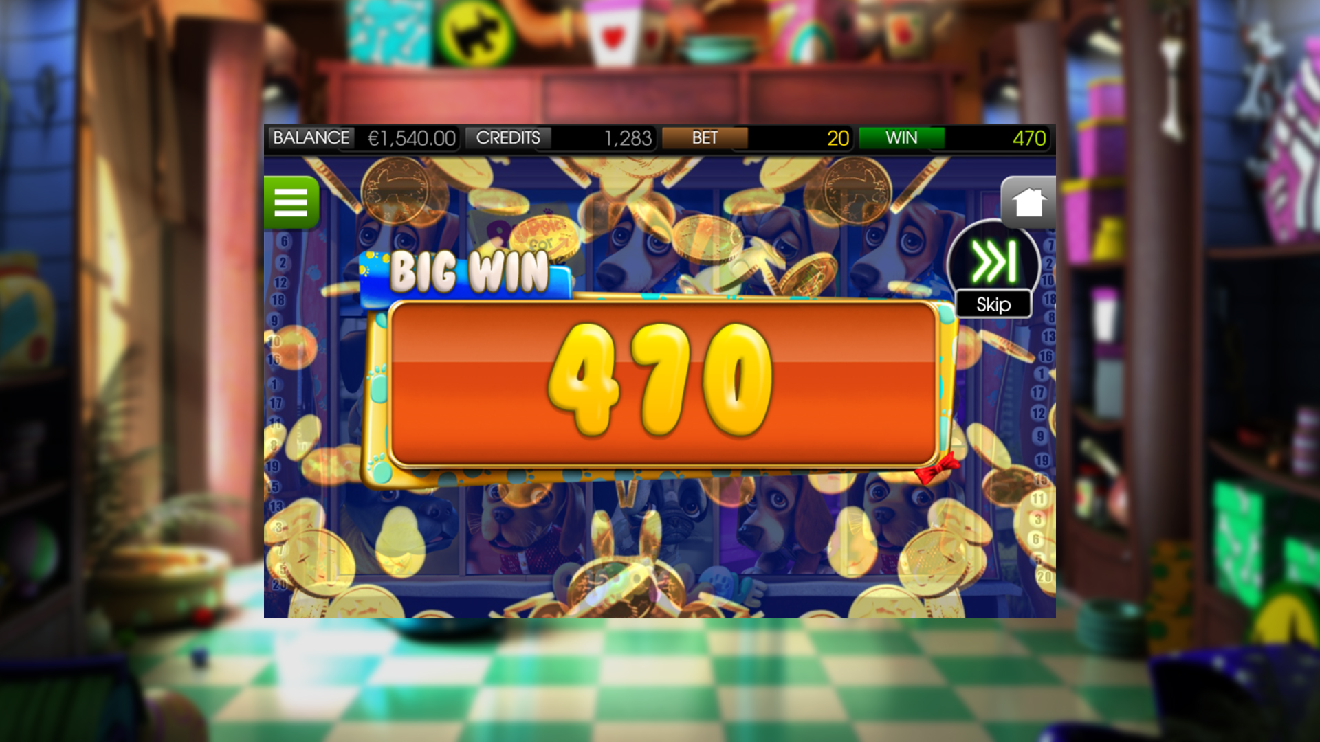 BetSoft Puppy Love Screenshot