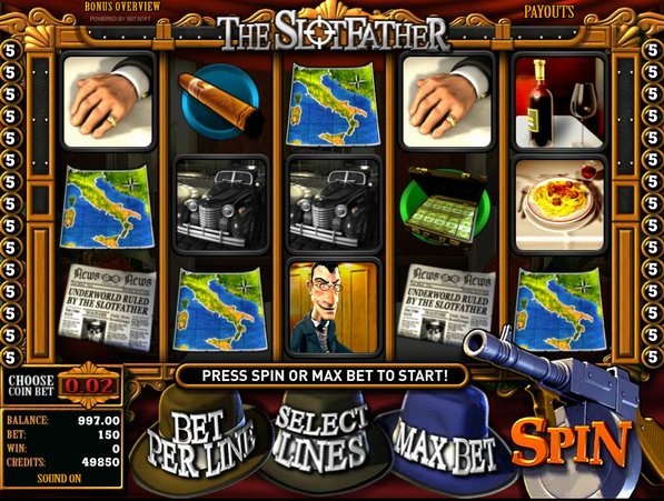 BetSoft The Slotfather Screenshot