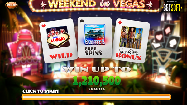 BetSoft Weekend In Vegas Screenshot