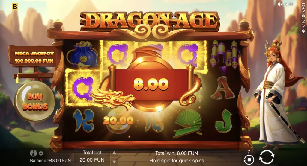 BG Dragon Age Hold & Win Screenshot