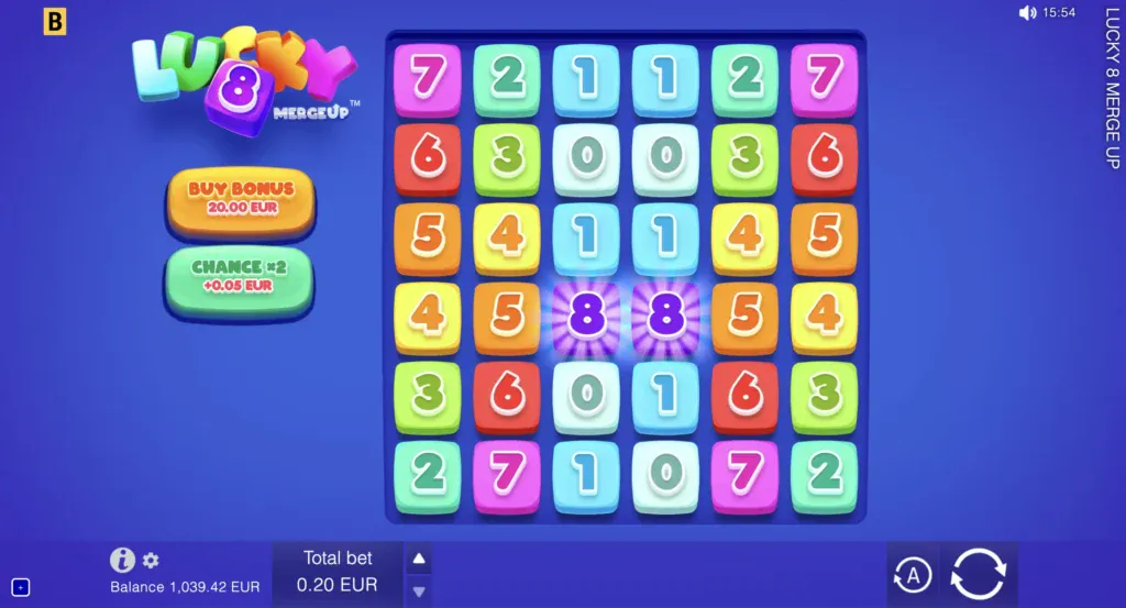BG Lucky 8 Merge Up Screenshot