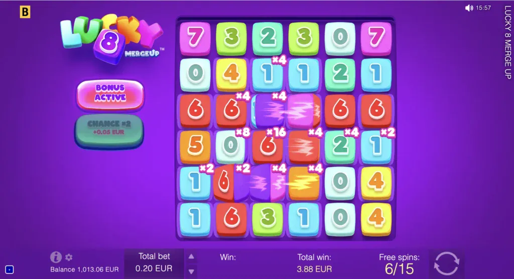 BG Lucky 8 Merge Up Screenshot