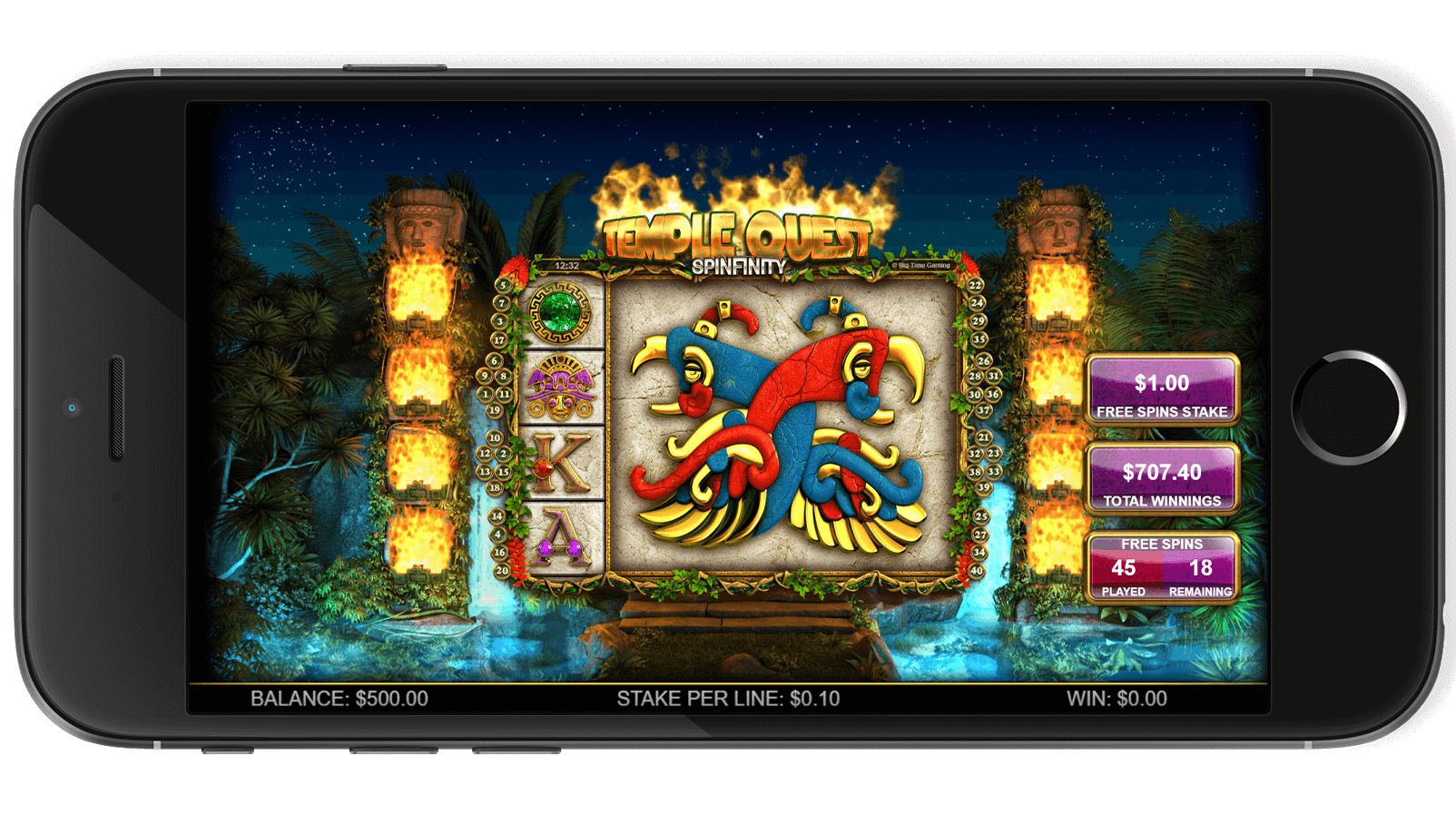 Temple Quest Spinfinity Screenshot