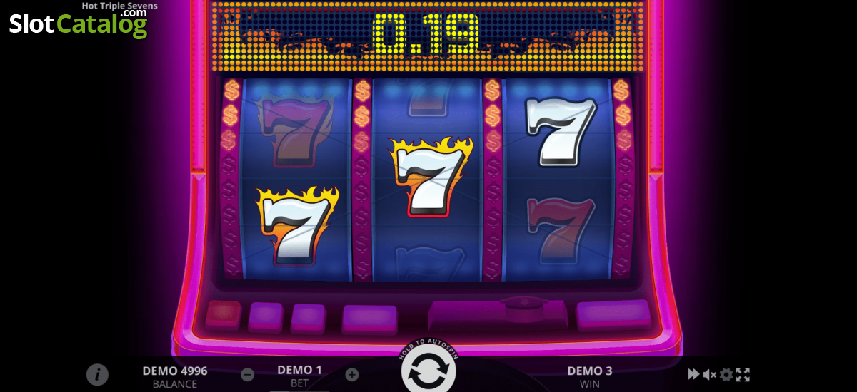 EVO Hot Triple Sevens Screenshot