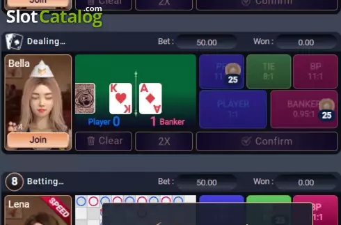 Baccarat Babes Screenshot