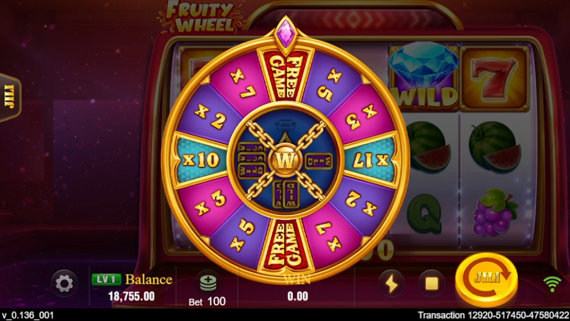 JILI Fruity Wheel Screenshot