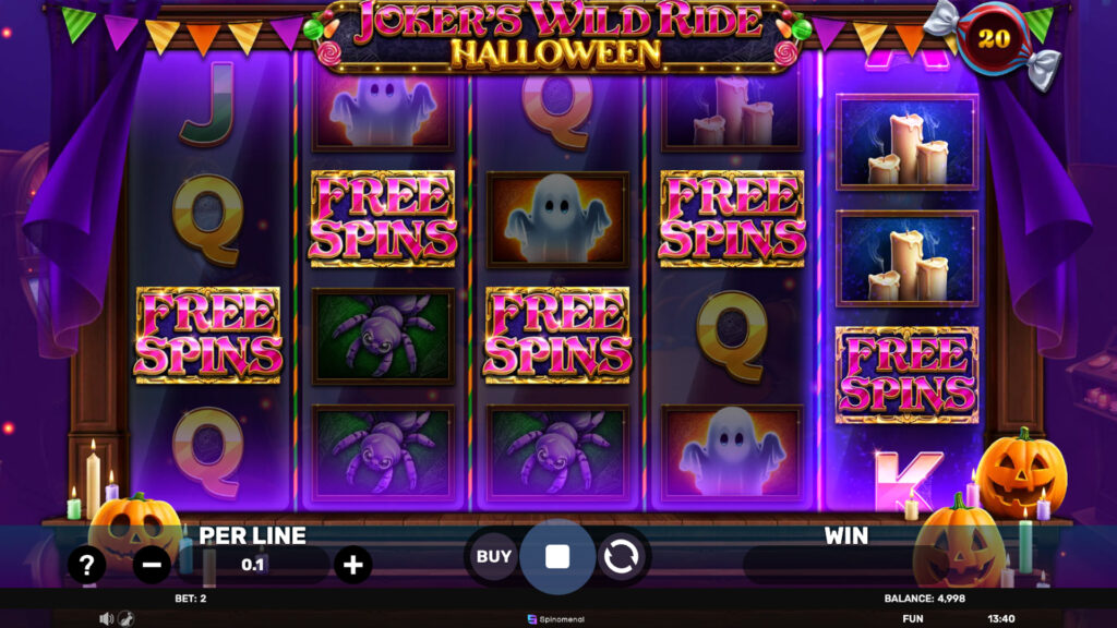 SP Joker's Wild Ride Halloween Screenshot