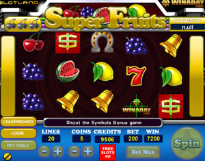 Super Fruits Slot Screenshot