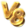 V8 Poker Logo at POHONEMAS33
